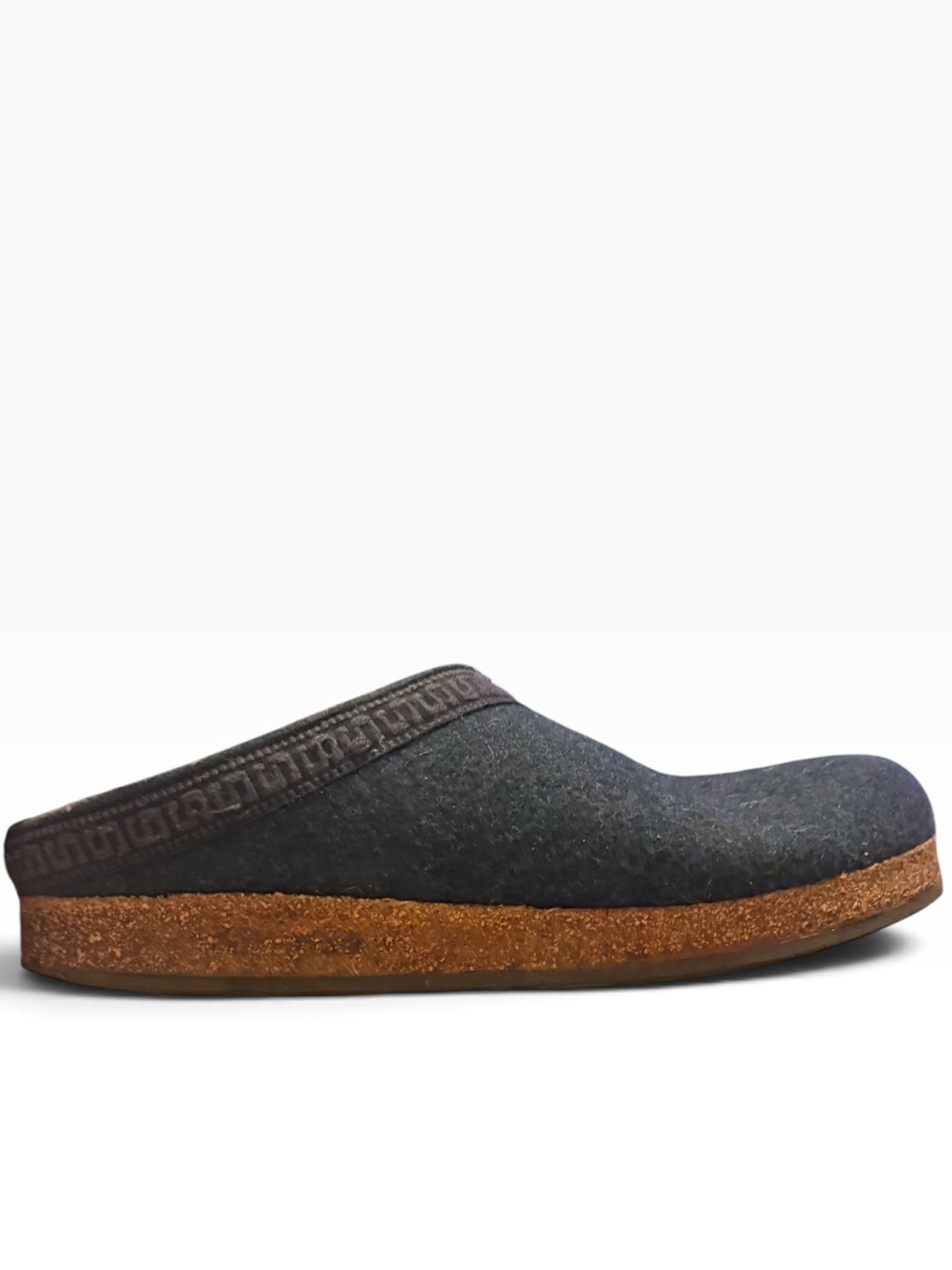 Stegmann Green Boiled Wool Slip On Clogs size 8.5
